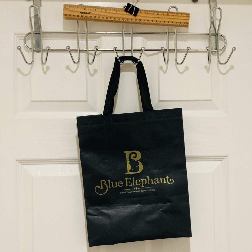 5 for $10: Blue‎ Elephant Finest Authentic Thai Cuisine Tote Bag